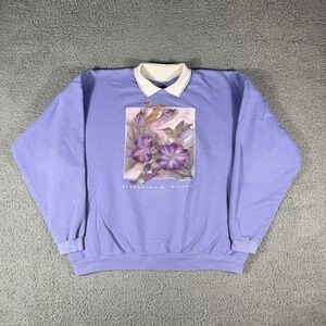 Vintage 90s Grandma Crewneck Size XL Hummer Time Estates Park Colorado Pullover